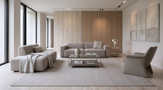 Drake Grey Wool Rug