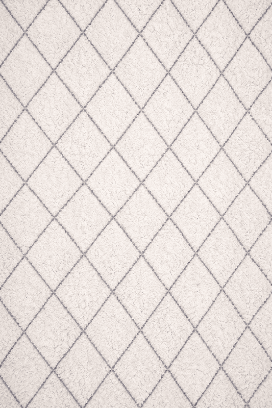 Casablanca White Moroccan Wool Rug