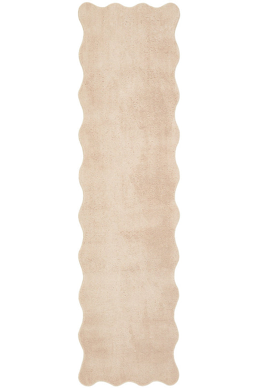 Evelyn Beige Runner Rug