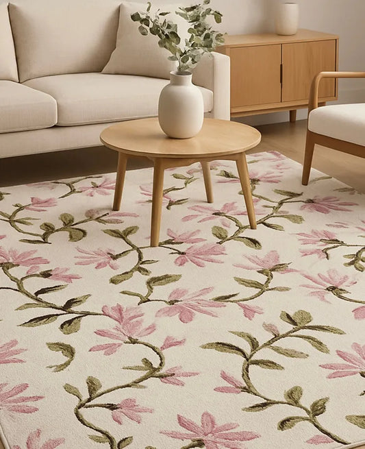Amber 05 Ivory Wool Rug