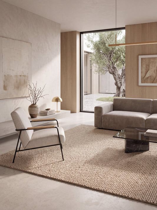 Jaipur Beige Wool Rug