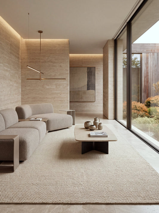 Jaipur Ivory Wool Rug
