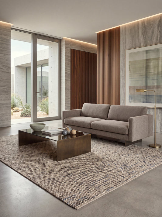 Kohi-Noor Blue Wool Rug