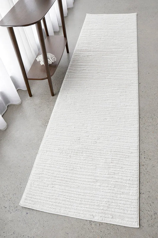 Marigold Suri White Runner Rug