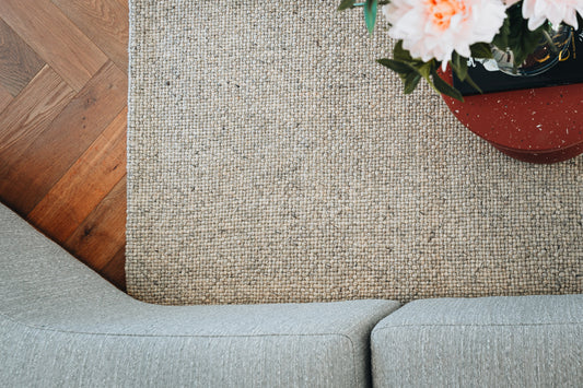 Mughal Beige Wool Rug