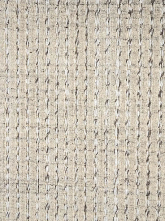 Cable Latte Modern Wool Rug - RugSpot
