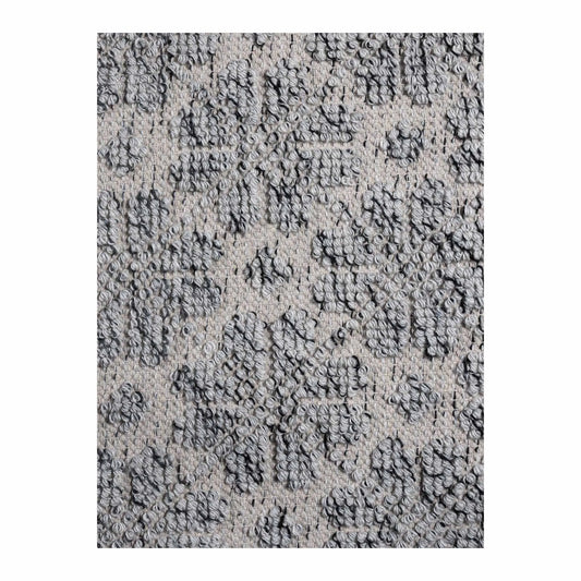 Ella 129 Silver Modern Wool Rug - RugSpot