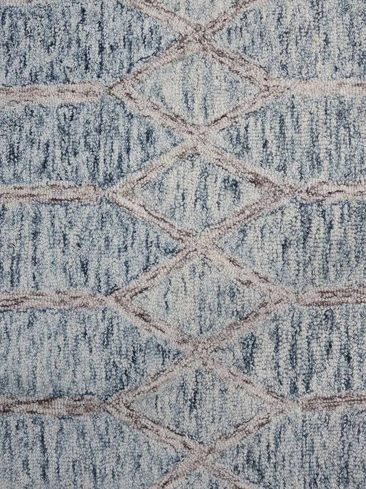 Loop 500 Cream Modern Wool Rug - RugSpot