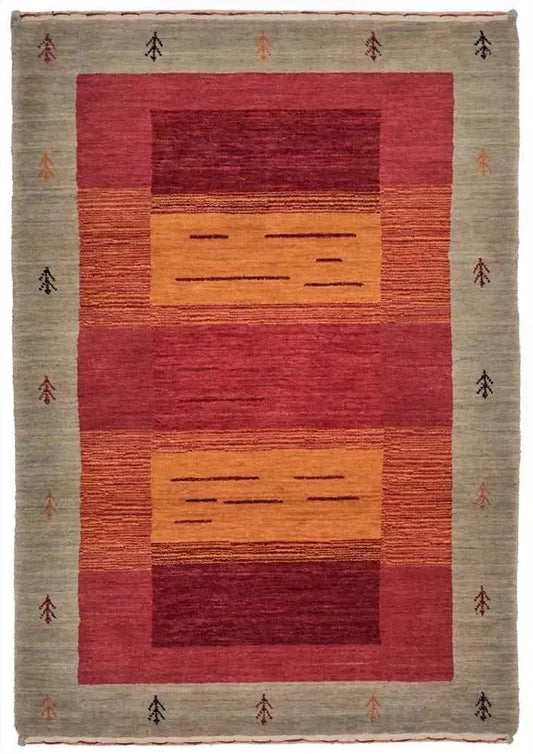 Lori 202 Red Gabbeh Wool Rug