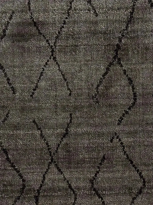 Polar 217 Grey Modern Wool Rug - RugSpot