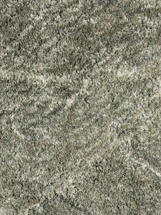 Torino Green Shaggy Rug - RugSpot