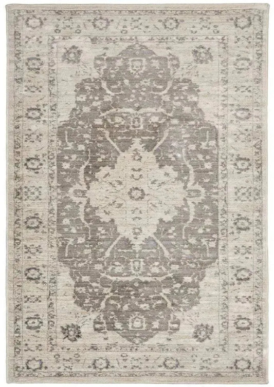 Vintage 34 Grey Transitional Rug - RugSpot