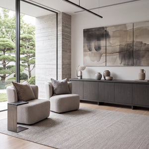 Drake Grey Wool Rug