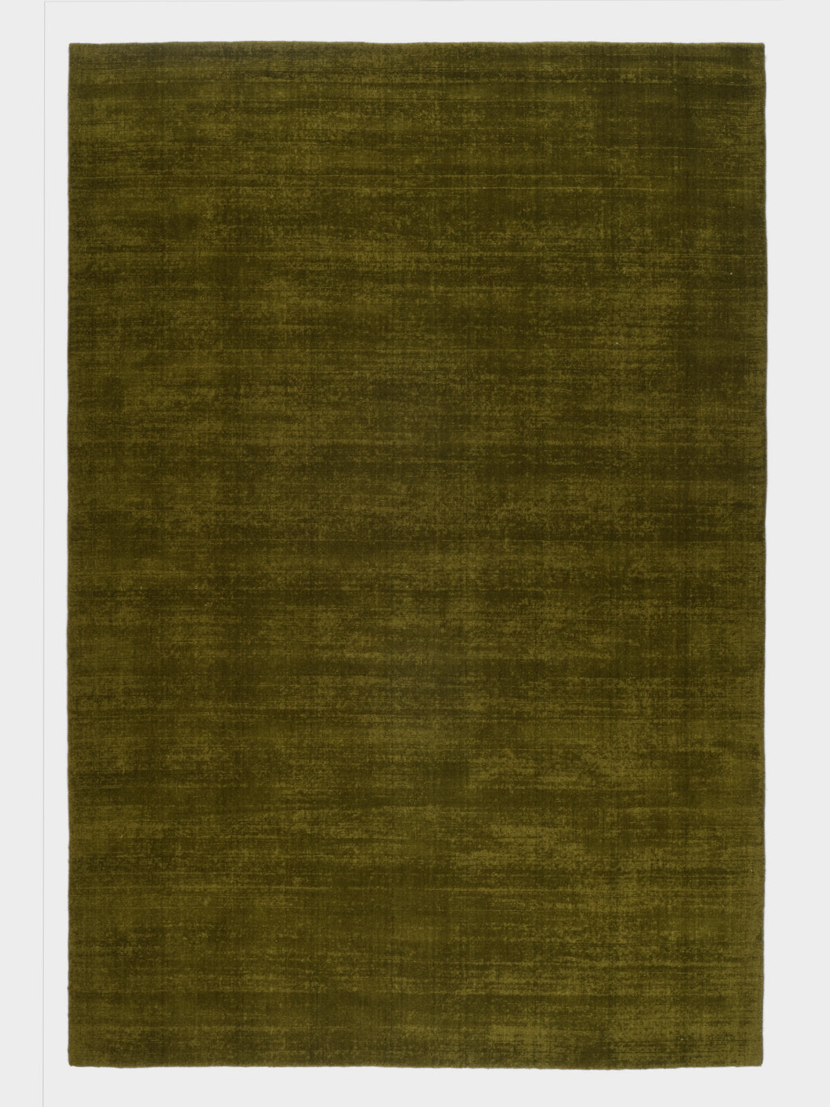 Midnight Green Modern Wool Rug
