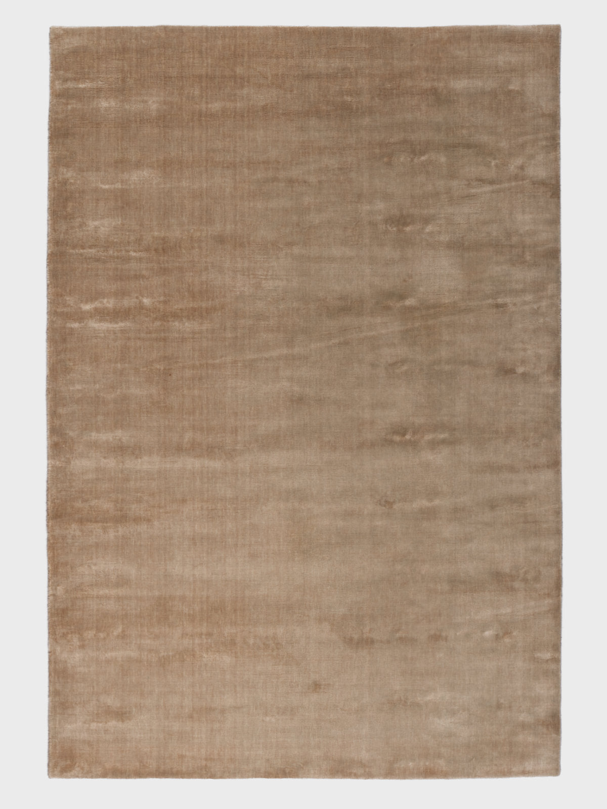 Shine Beige Plain Silky Rug