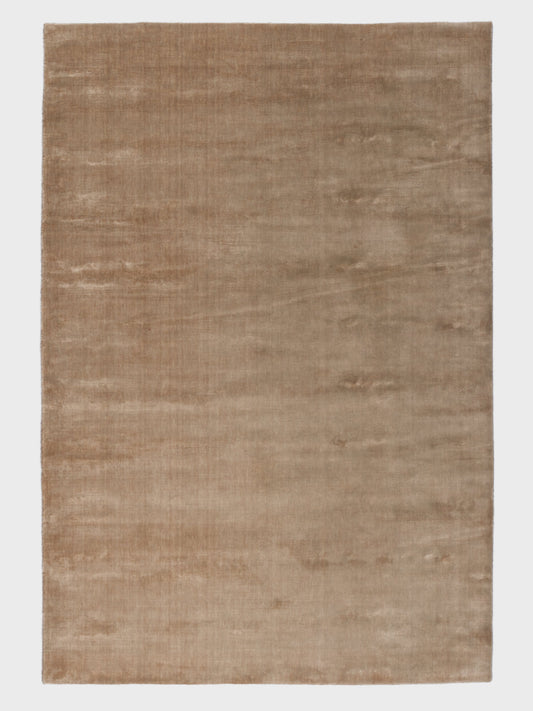Shine Beige Plain Silky Rug