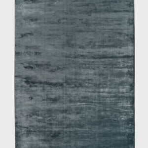 Shine Blue Plain Silky Rug