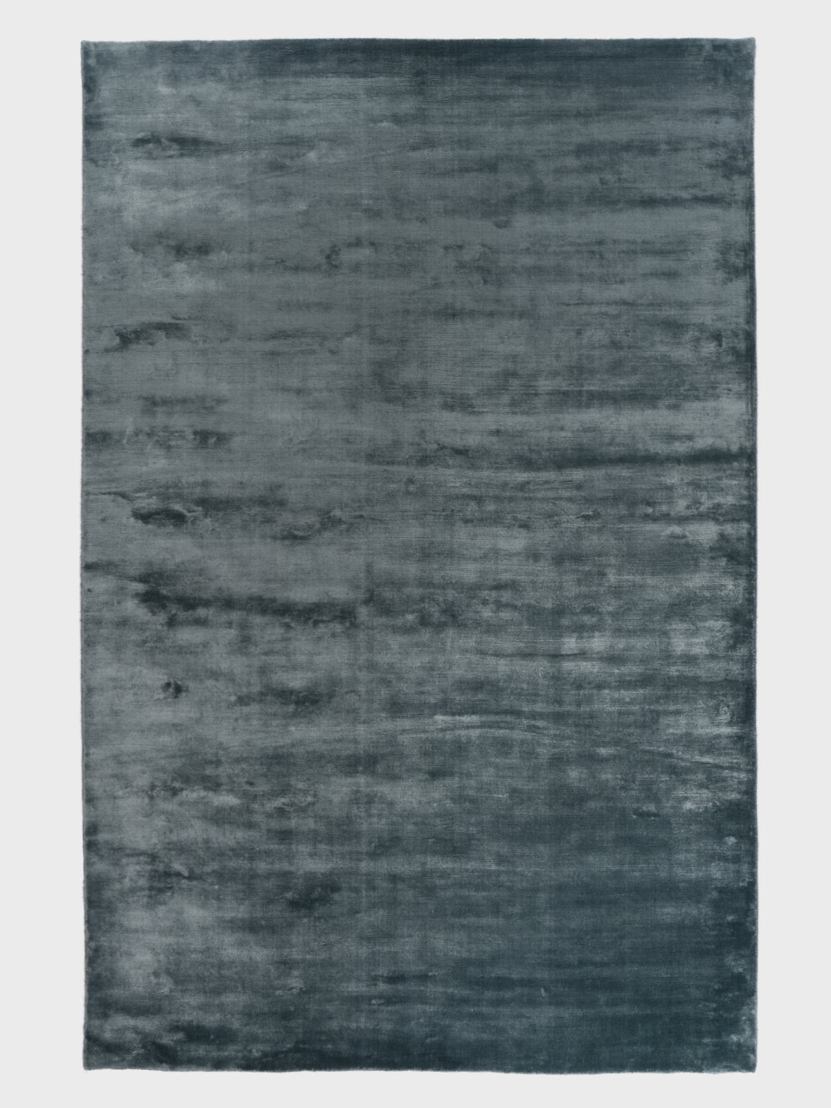 Shine Blue Plain Silky Rug