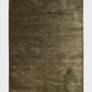 Shine Sage Plain Silky Rug