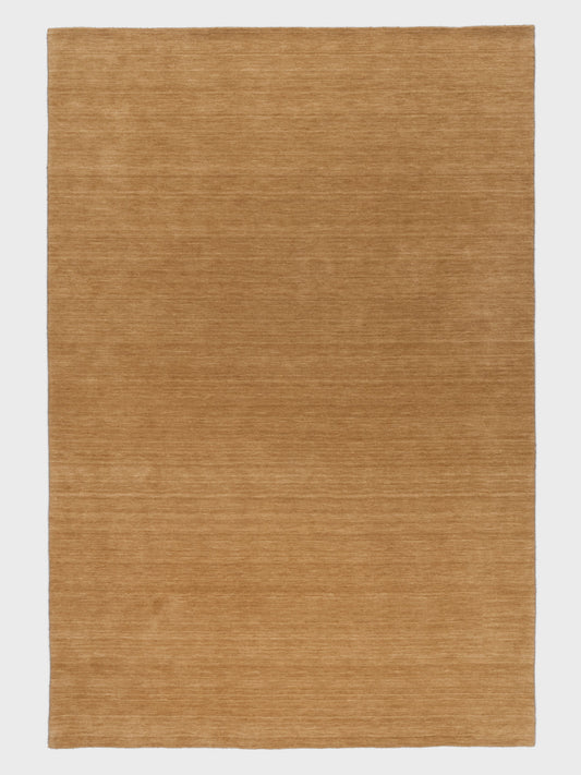 Zen Camel Plain Wool Rug