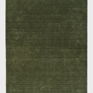 Zen Green Plain Wool Rug