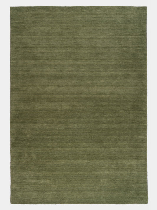 Zen Lt-Green Plain Wool Rug