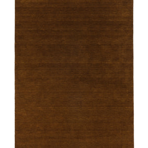 Zen Terracotta Plain Wool Rug