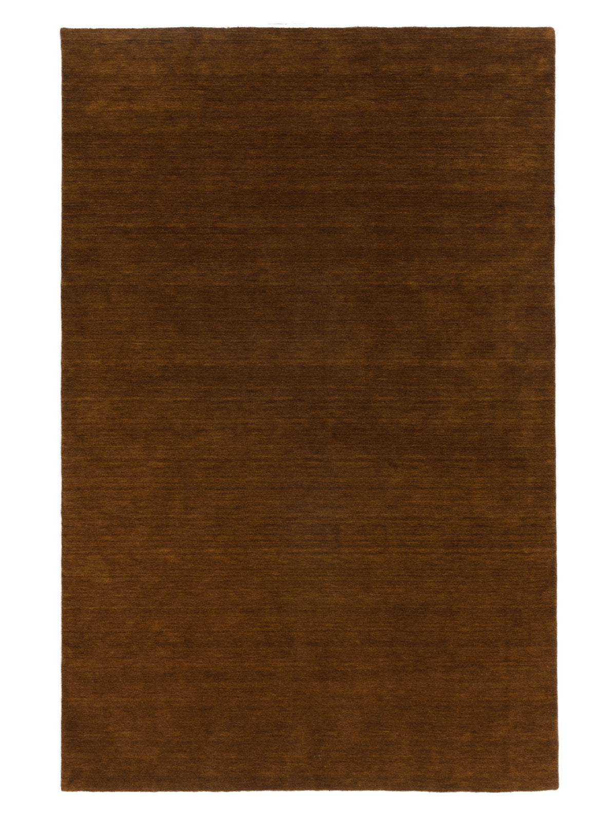 Zen Terracotta Plain Wool Rug