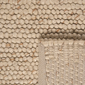 Kohi-Noor Beige Wool Rug