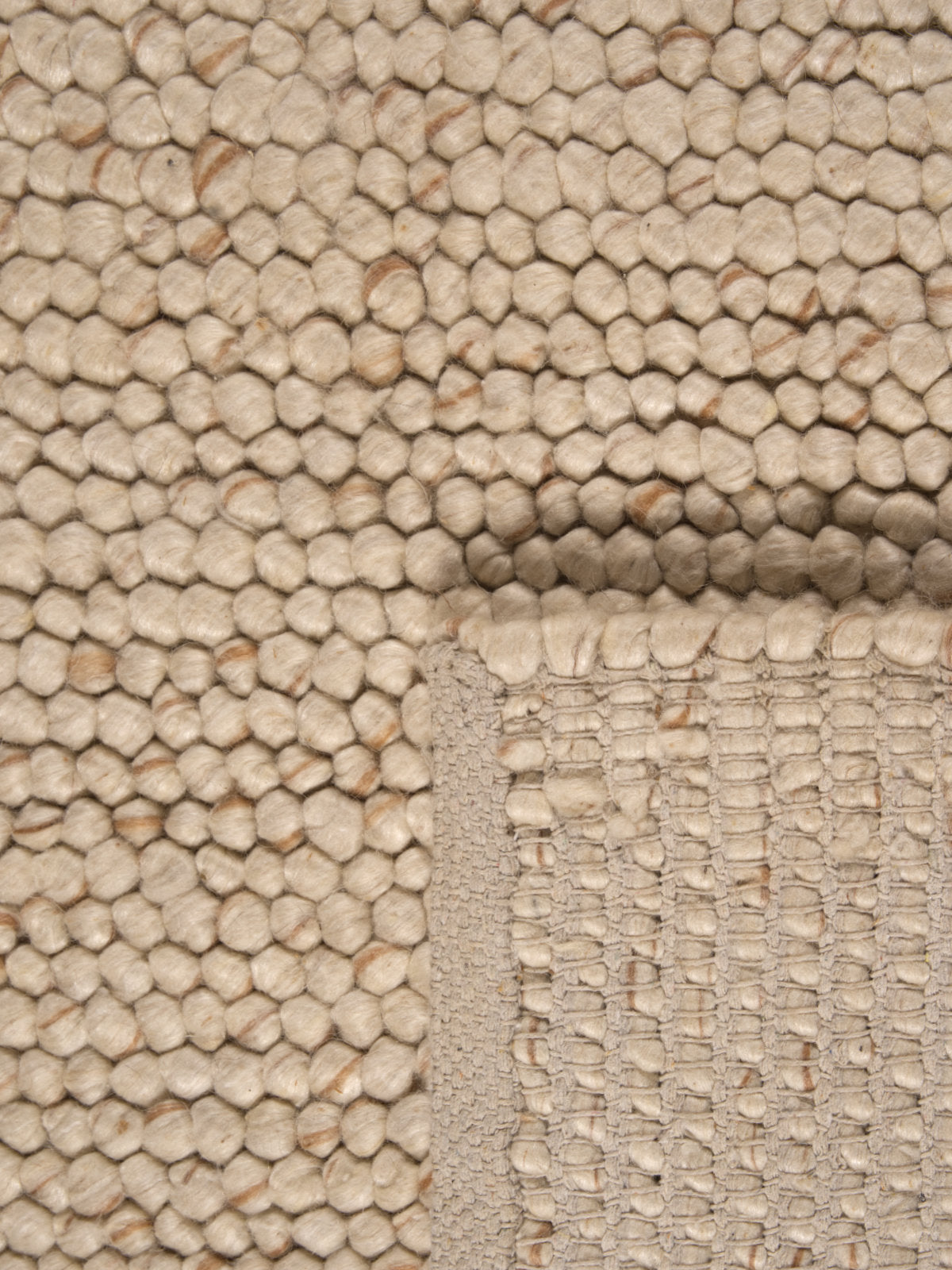Kohi-Noor Beige Wool Rug
