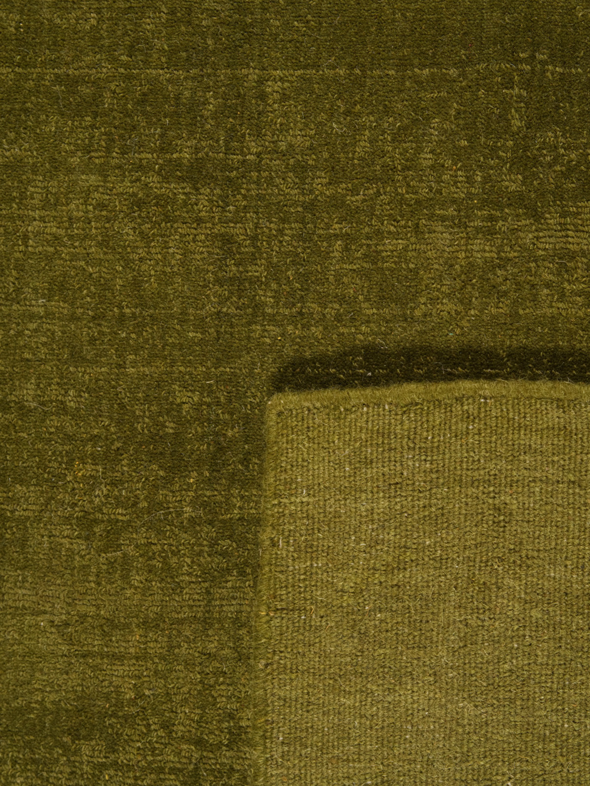 Midnight Green Modern Wool Rug