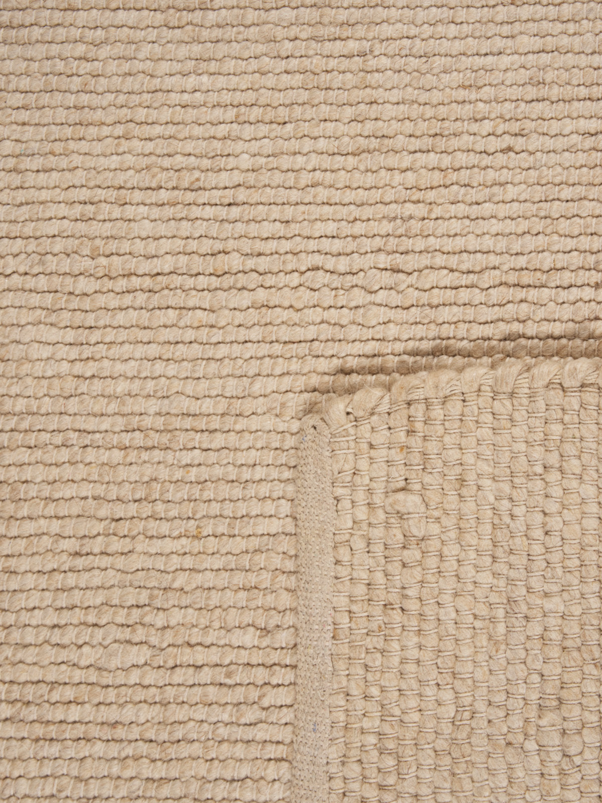 Raja Beige Wool RUg