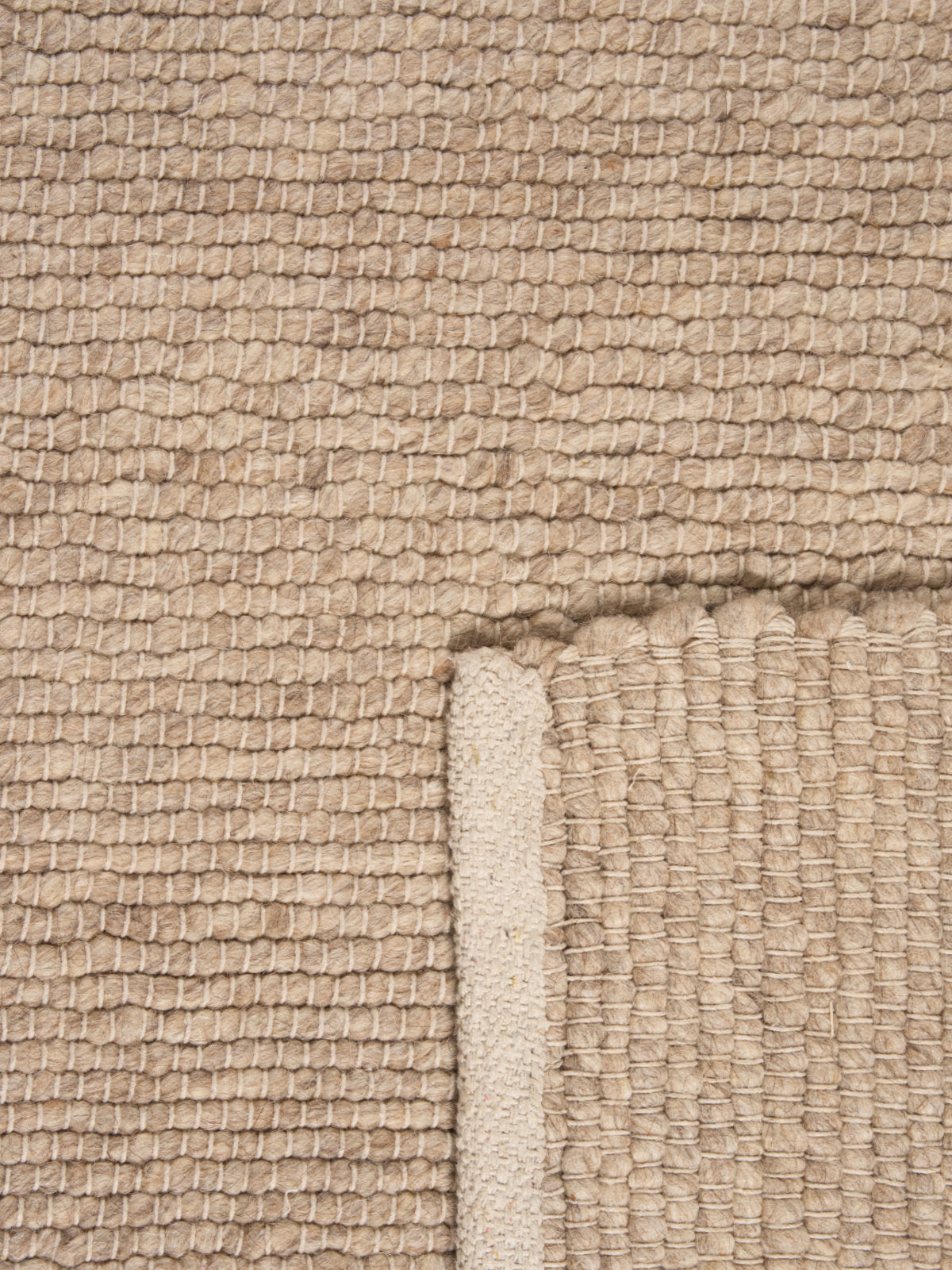 Raja Brown Wool Rug
