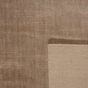 Shine Beige Plain Silky Rug