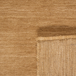 Zen Camel Plain Wool Rug