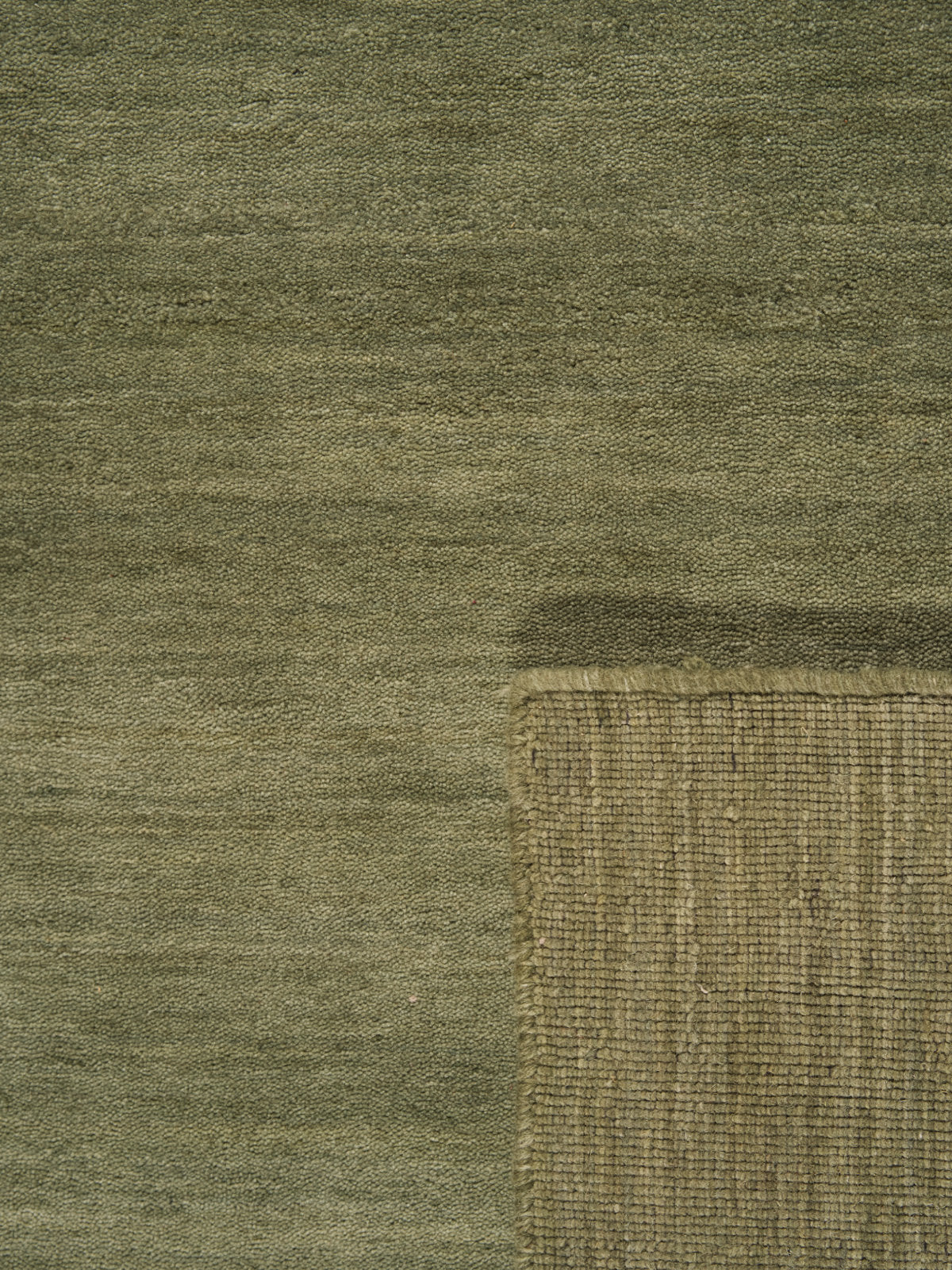 Zen Lt-Green Plain Wool Rug