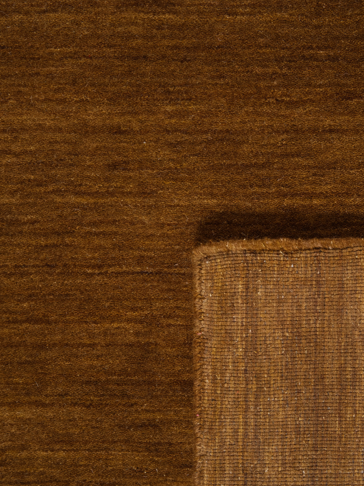 Zen Terracotta Plain Wool Rug