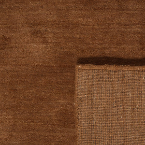 Zen Taupe Plain Wool Rug