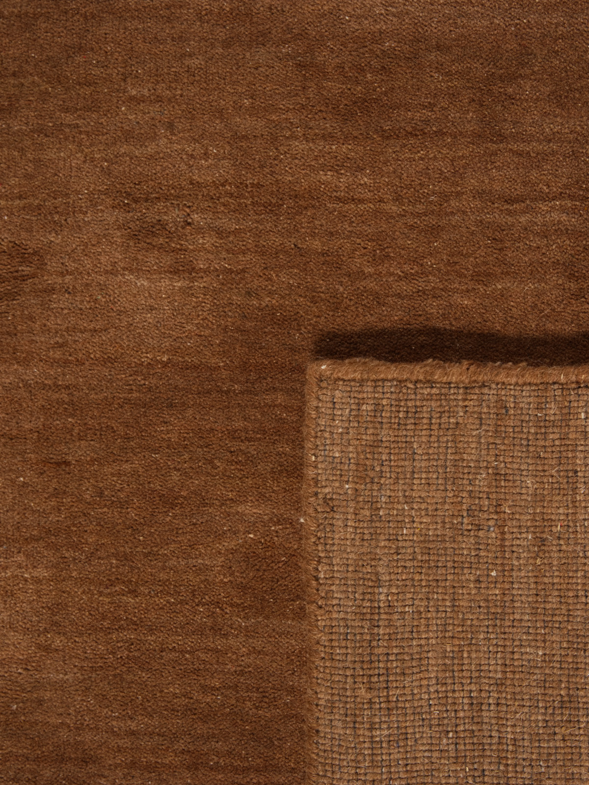 Zen Taupe Plain Wool Rug