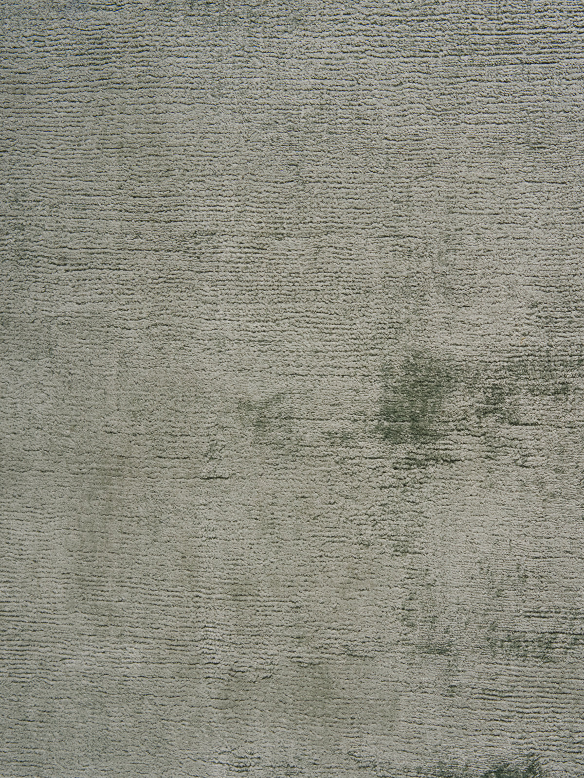 Shine Green Plain Silky Rug