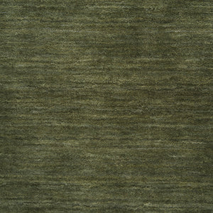 Zen Green Plain Wool Rug