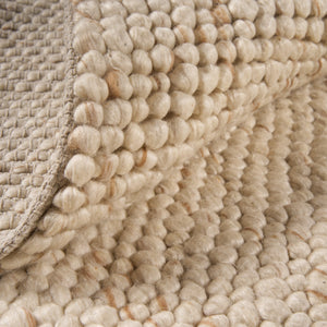 Kohi-Noor Beige Wool Rug