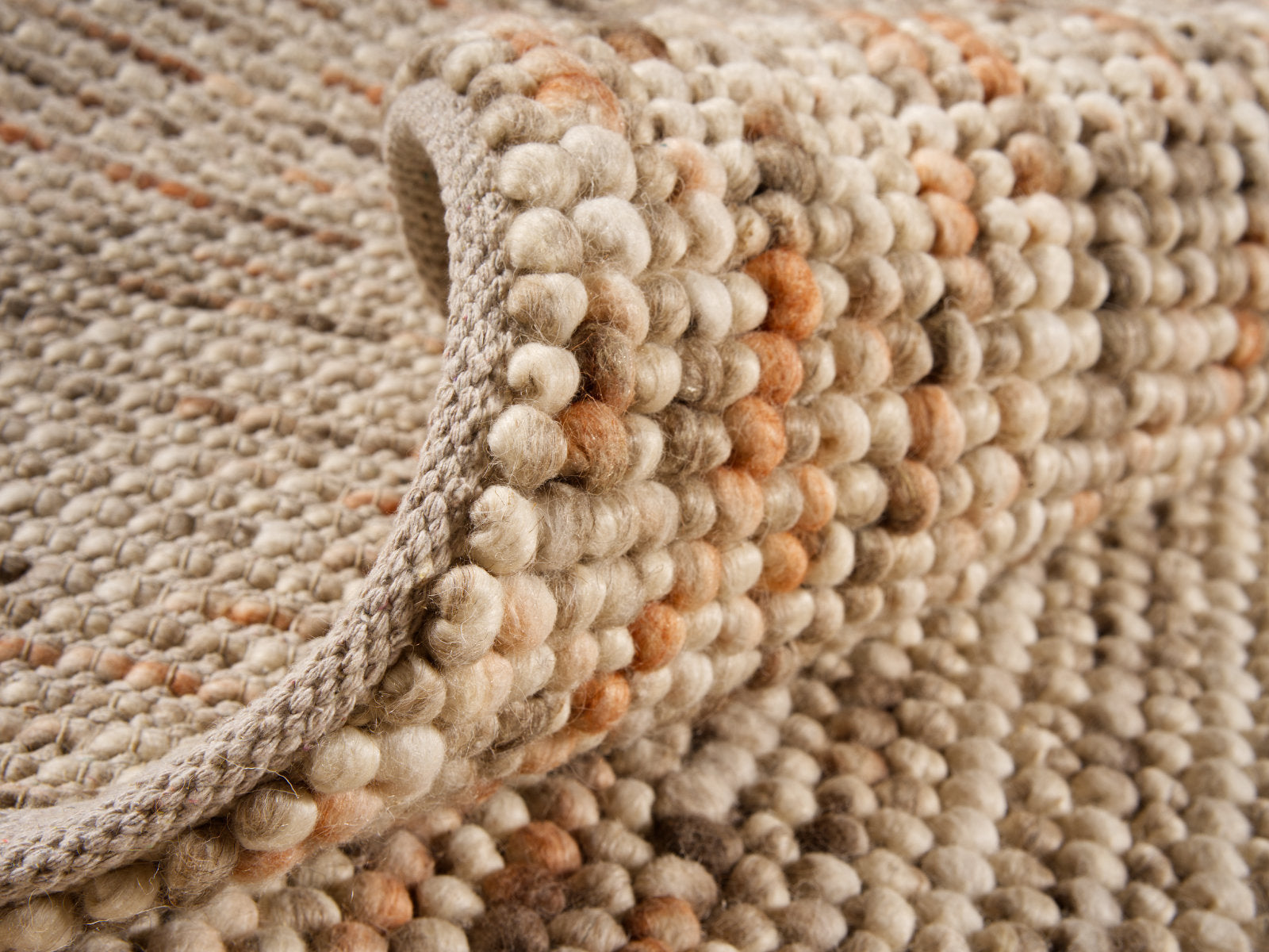 Kohi Noor Rust Wool Rug