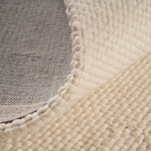 Mughal Ivory Wool Rug