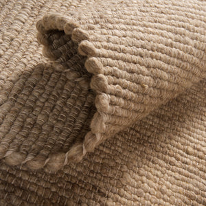 Raja Brown Wool Rug