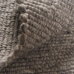 Raja Grey Wool Rug