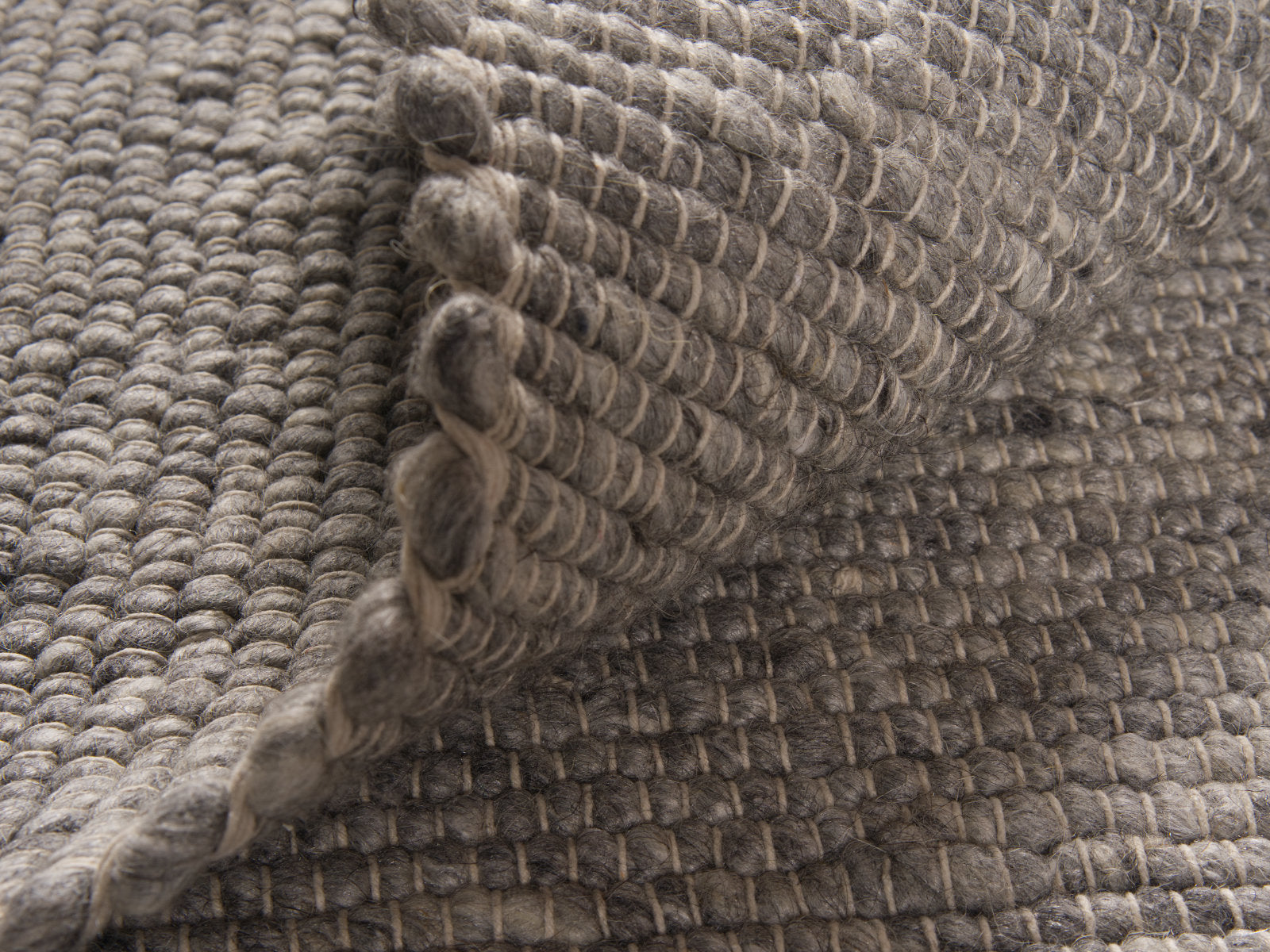 Raja Grey Wool Rug