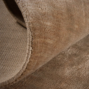 Shine Beige Plain Silky Rug