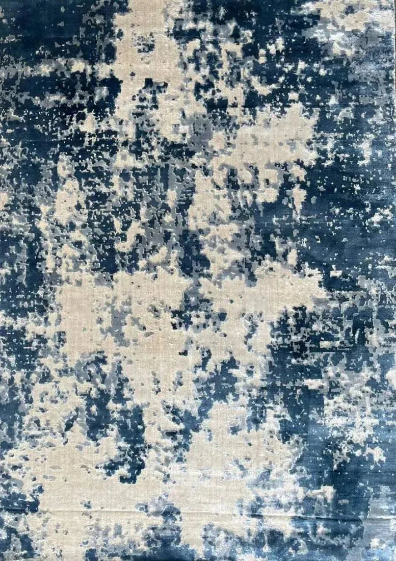 Classic 079 Blue Modern Rug - RugSpot