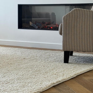 Kohi Noor Cream Wool Rug